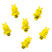 4 Pack Little Bees Pencil Erasers Stationery Items 4 Pack Little Bees Pencil Erasers Stationery Items