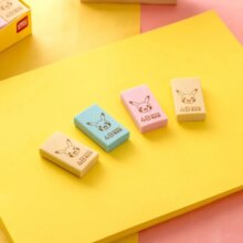 Pikachu Cartoon Examination/Art Drawing Tricolor Pencil Eraser Pikachu Cartoon Examination/Art Drawing Tricolor Pencil Eraser