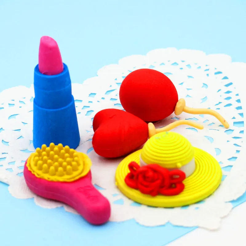 Fruit/Cake/Vegetable/Food Erasers Set