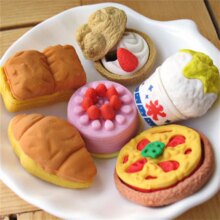 Cake Random Shaped Novelty Creative Eraser Cake Random Shaped Novelty Creative Eraser