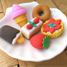 Cake Random Shaped Novelty Creative Eraser Cake Random Shaped Novelty Creative Eraser