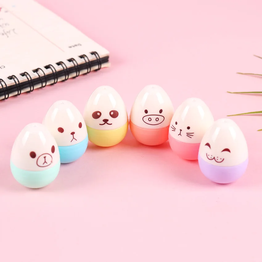 Kawaii Egg Shape Stationery Highlighter Pen