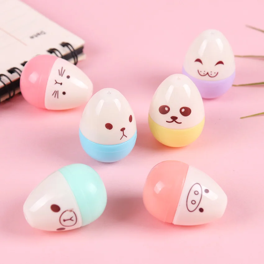 Kawaii Egg Shape Stationery Highlighter Pen