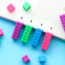 Kawaii Mini Building Up Block Stationery Highlighter Pen Kawaii Mini Building Up Block Stationery Highlighter Pen