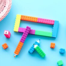 Kawaii Mini Building Up Block Stationery Highlighter Pen Kawaii Mini Building Up Block Stationery Highlighter Pen