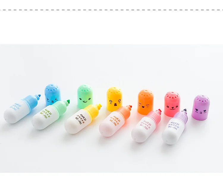 Capsule Vitamin Pill Stationery Highlighter Marker Pen