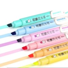 Kawaii Double Head Erasable Pastel Liquid Chalk Fluorescent Highlighter Pen Marker Kawaii Double Head Erasable Pastel Liquid Chalk Fluorescent Highlighter Pen Marker