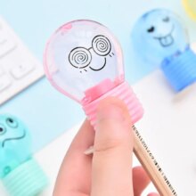 Anime Bulb Style Plastic Stationery Pencil Sharpener For Kids Anime Bulb Style Plastic Stationery Pencil Sharpener For Kids