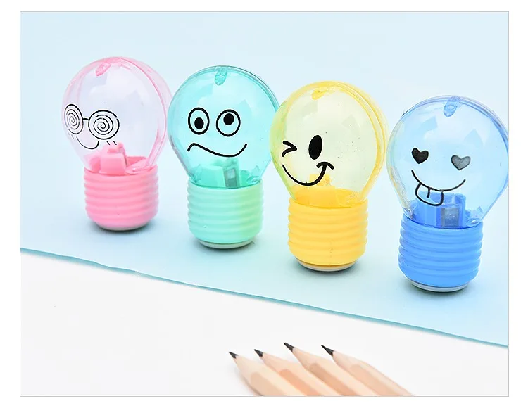 Anime Bulb Style Plastic Stationery Pencil Sharpener For Kids Anime Bulb Style Plastic Stationery Pencil Sharpener For Kids