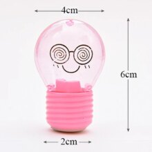 Anime Bulb Style Plastic Stationery Pencil Sharpener For Kids Anime Bulb Style Plastic Stationery Pencil Sharpener For Kids