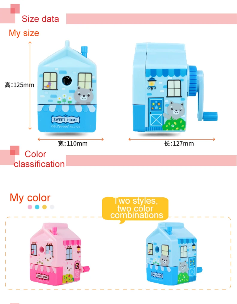 Kawaii House Model Mechanical Pencil Sharpener