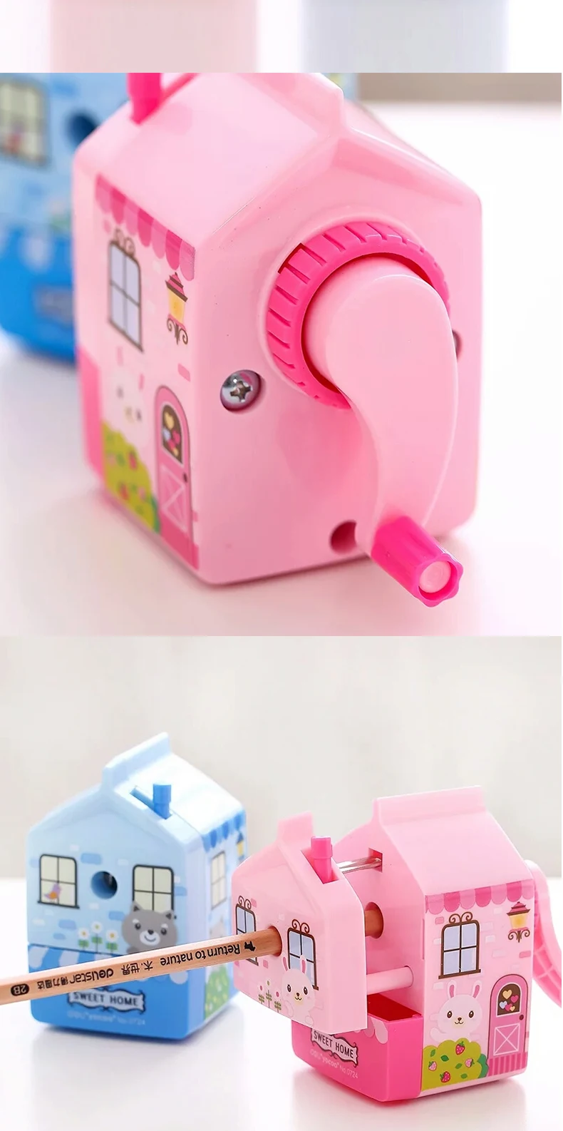 Kawaii House Model Mechanical Pencil Sharpener