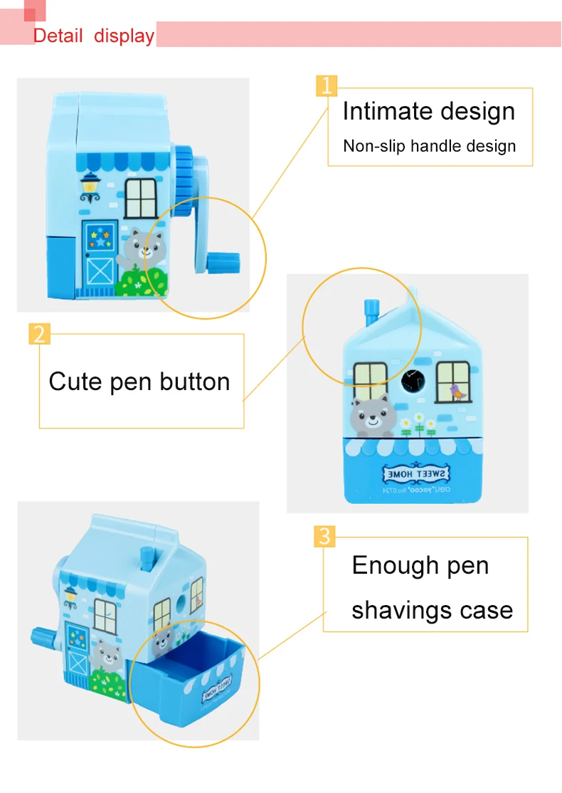 Kawaii House Model Mechanical Pencil Sharpener