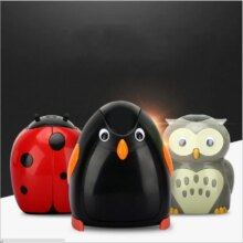 Kawaii Owl Penguin Ladybug Shape Automatic Electric Stationery Pencil Sharpener Kawaii Owl Penguin Ladybug Shape Automatic Electric Stationery Pencil Sharpener