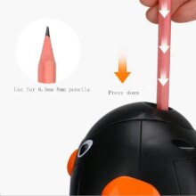 Kawaii Owl Penguin Ladybug Shape Automatic Electric Stationery Pencil Sharpener Kawaii Owl Penguin Ladybug Shape Automatic Electric Stationery Pencil Sharpener