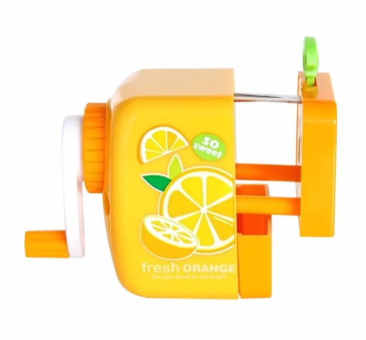 Kawaii Fruit Cartoon Stationery Hand Pencil Sharpener