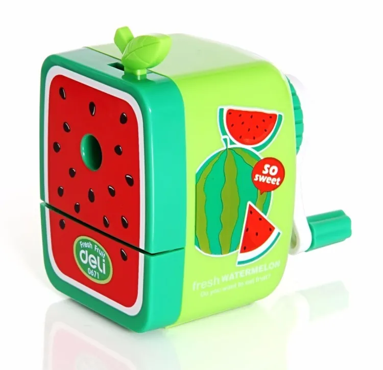 Kawaii Fruit Cartoon Stationery Hand Pencil Sharpener