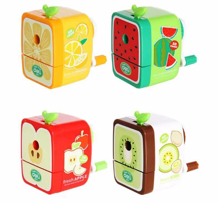 Kawaii Fruit Cartoon Stationery Hand Pencil Sharpener