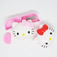 Kawaii Hello Kitty Double Door Eraser And Pencil Sharpener Kawaii Hello Kitty Double Door Eraser And Pencil Sharpener