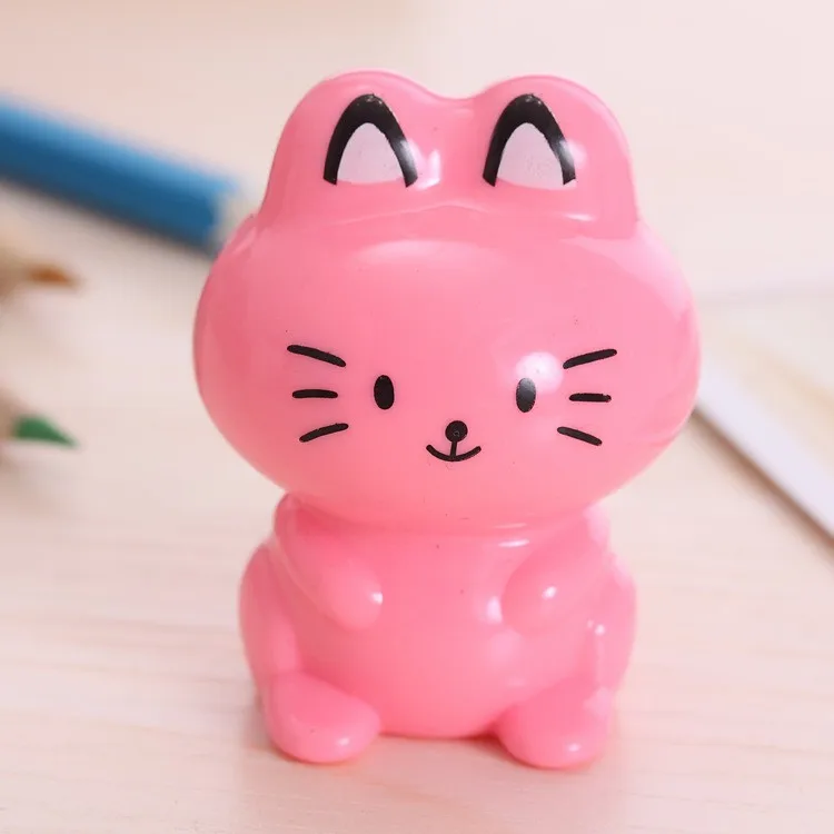 Kawaii Cat Plastic Pencil Sharpener For Kids