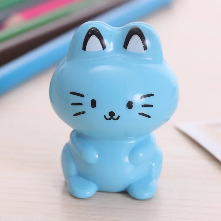 Kawaii Cat Plastic Pencil Sharpener For Kids