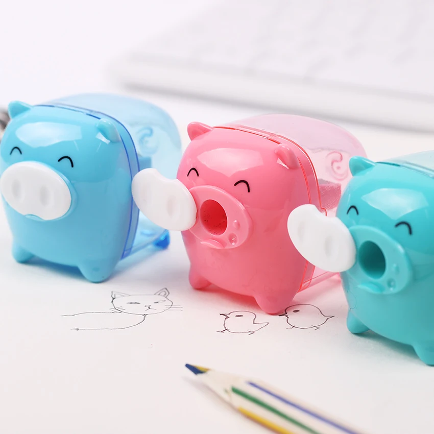 Kawaii Little Pig Candy Color Pencil Sharpener For Student