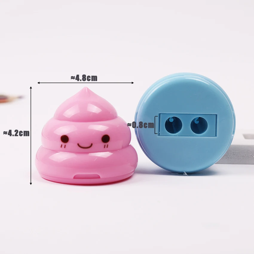 Kawaii Double Orifice Pencil Sharpener For School Stationery Supplies
