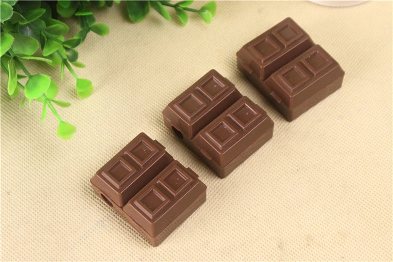 Kawaii Creative Chocolate Pencil Sharpener With Eraser For Kids Kawaii Creative Chocolate Pencil Sharpener With Eraser For Kids