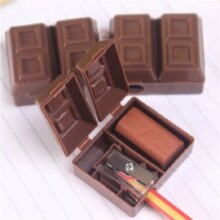 Kawaii Creative Chocolate Pencil Sharpener With Eraser For Kids Kawaii Creative Chocolate Pencil Sharpener With Eraser For Kids