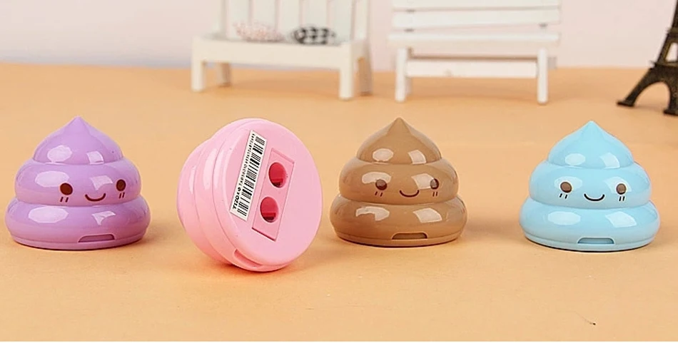 Kawaii Apontador Pencil Double Orifice Pole Piece Sharpener