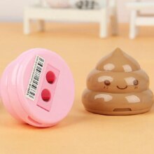 Kawaii Apontador Pencil Double Orifice Pole Piece Sharpener Kawaii Apontador Pencil Double Orifice Pole Piece Sharpener