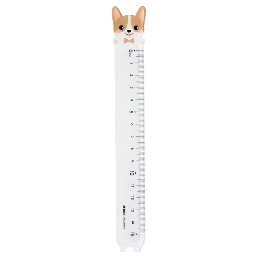Kawaii Transparent Plastic Ruler Measuring Tool For Kids
