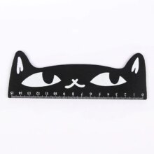 Cartoon Kawaii Cat Model Stationery Wooden Ruler Cartoon Kawaii Cat Model Stationery Wooden Ruler
