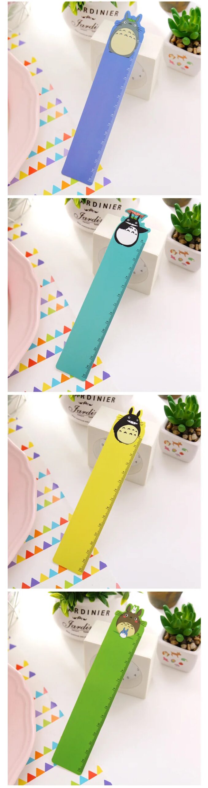 Kawaii Totoro Plastic Stationery Straight Ruler
