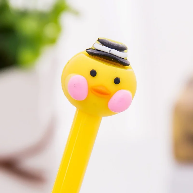 Cartoon Pokemon Pikachu Cat Duck Pattern Stationery Gel Pen