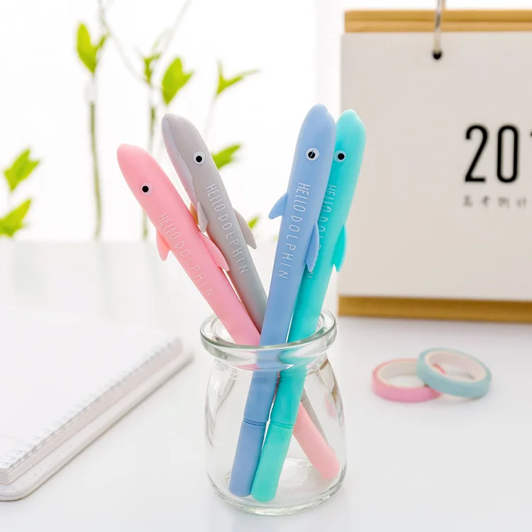 Cartoon Pokemon Pikachu Cat Duck Pattern Stationery Gel Pen