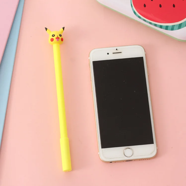 Cartoon Pokemon Pikachu Cat Duck Pattern Stationery Gel Pen