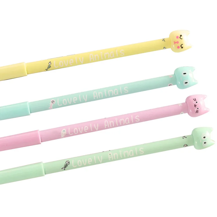 Cartoon Pokemon Pikachu Cat Duck Pattern Stationery Gel Pen