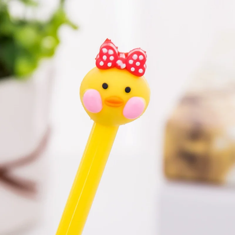 Cartoon Pokemon Pikachu Cat Duck Pattern Stationery Gel Pen