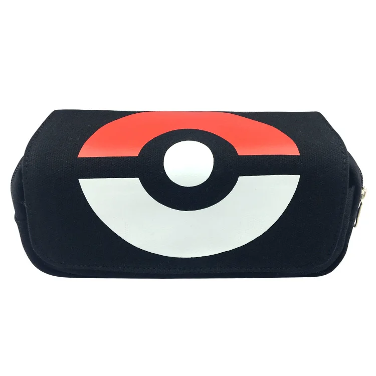Cartoon Pokemon Pikachu Zipper Pen Bag Cartoon Pokemon Pikachu Zipper Pen Bag