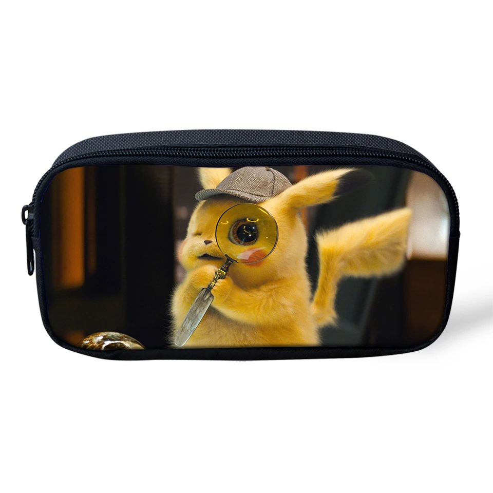 Anime Pokemon Pikachu Pattern Stationery Pencil Case For Kids