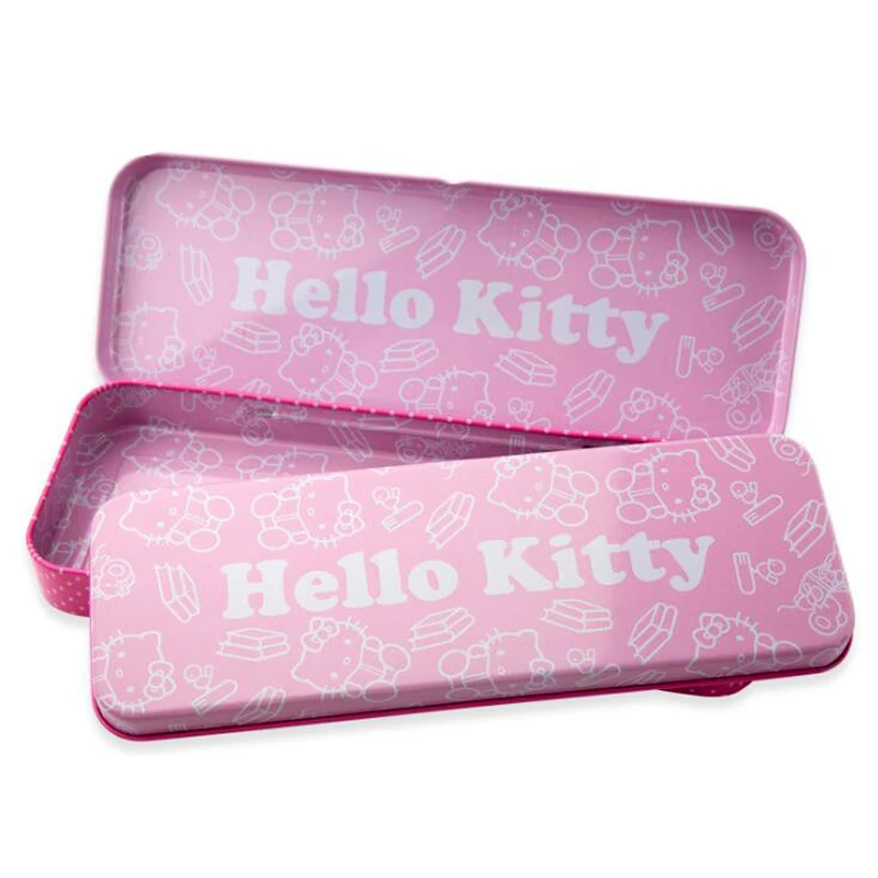 Kawaii Hello Kitty Double Layer Metal Pencil Case