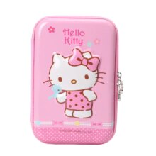 3D Hello Kitty Double Zip Large Size Multi-Function Pencil Case 3D Hello Kitty Double Zip Large Size Multi-Function Pencil Case