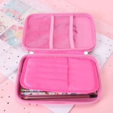 3D Hello Kitty Double Zip Large Size Multi-Function Pencil Case 3D Hello Kitty Double Zip Large Size Multi-Function Pencil Case