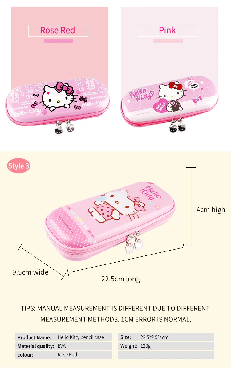 Hello Kitty Multi-Layer Princess Color Big Capacity Pencil Case