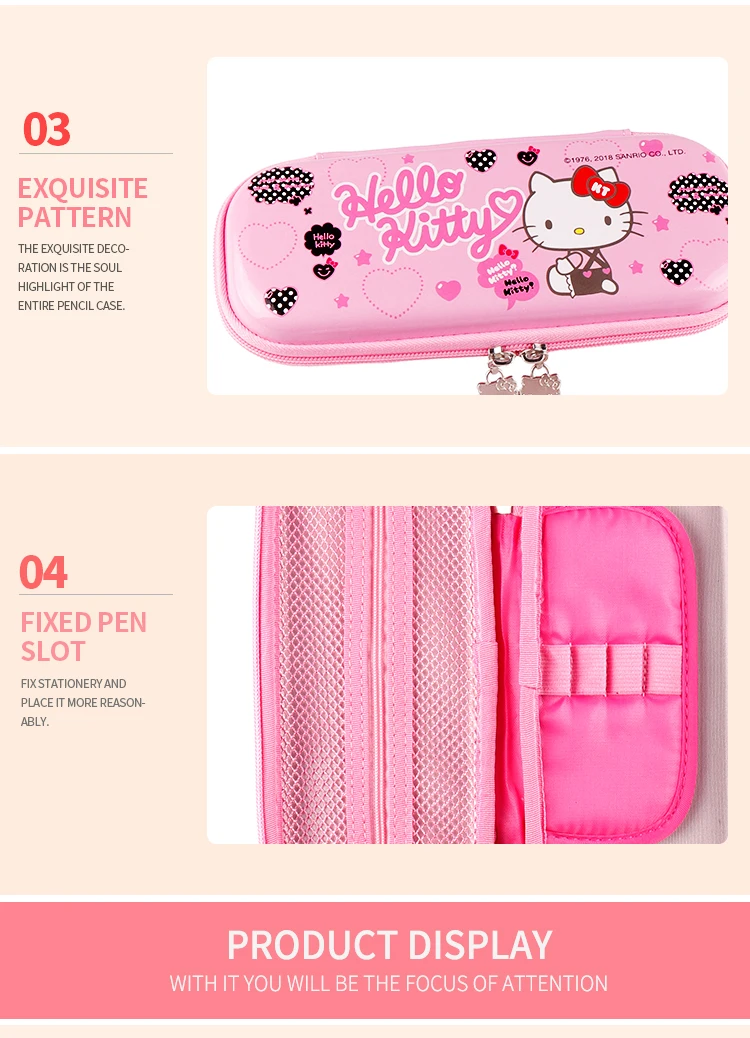 Hello Kitty Multi-Layer Princess Color Big Capacity Pencil Case