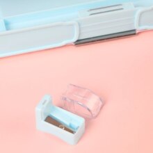 Hello Kitty Cartoon Cuboid Stationery PVC Pencil Case With Sharpener Hello Kitty Cartoon Cuboid Stationery PVC Pencil Case With Sharpener