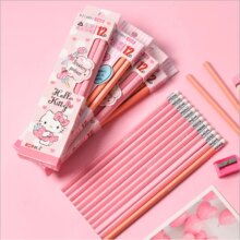 Hello Kitty Cartoon Style Wooden Pencils Hello Kitty Cartoon Style Wooden Pencils