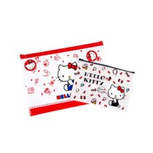 Stationery Hello Kitty Transparent Zipper A4 File Bag Stationery Hello Kitty Transparent Zipper A4 File Bag