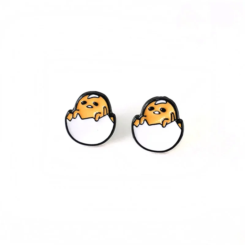 Gudetama Fried Egg Unique Design Stud For Women